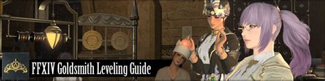 ffxiv goldsmith crafting guide.